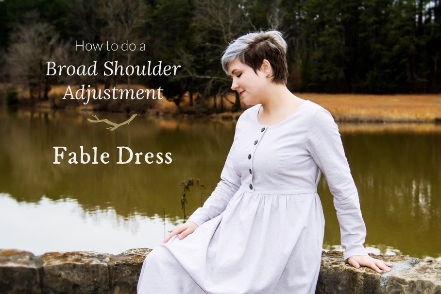 Sloping Shoulder Adjustment: the Hughes Dress – Modista Sewing