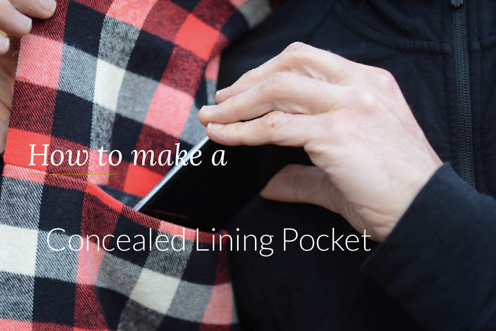 Handsewing an inner pocket onto a coat, more info in comment : r