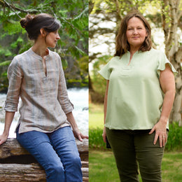 Breeze Shirt Sewing Pattern - Women's/Curved Fit