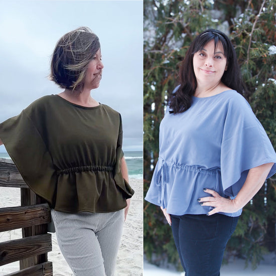 Cascades Top Sewing Pattern - Women's/Curved Fit