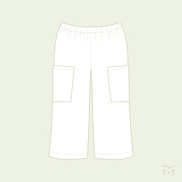 Pull-on Pants Sewing Pattern- Doll