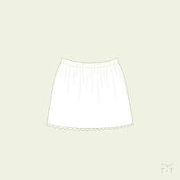 Simple Skirt Sewing Pattern - Doll