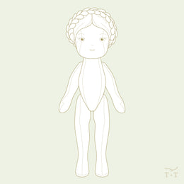 Mānuka - Classic Cloth Doll 15" Sewing Pattern