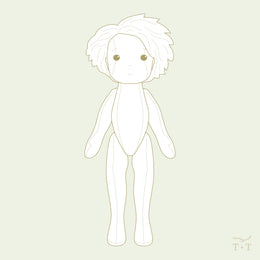 Rimu - Classic Cloth Doll 15" Sewing Pattern