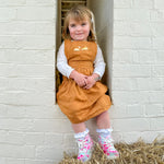 Wildflower Pinafore for children - digital sewing pattern and video class from Twig + Tale