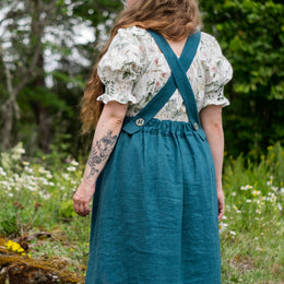 Wildflower Pinafore for adults - digital sewing pattern and video class from Twig + Tale