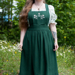 Wildflower Pinafore for adults - digital sewing pattern and video class from Twig + Tale