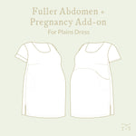 Fuller Abdomen + Pregnancy Add-on Sewing Pattern - Women's/Curved Fit ~ for Plains Dress