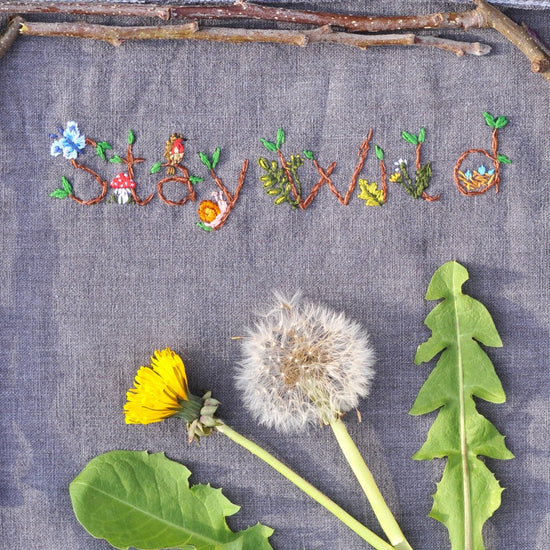 Leaf Embroidery - BUNDLE ~ Digital Pattern + Video – Twig + Tale