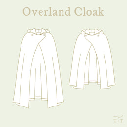 Overland Cloak Sewing Pattern - Adult