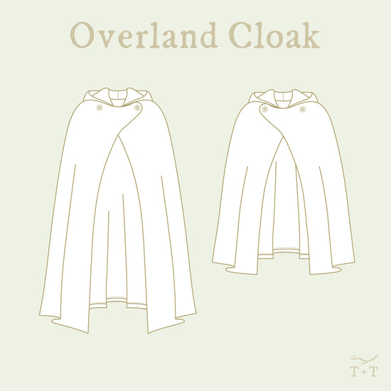 Overland Cloak - Adult ~ Digital Pattern + Video Class – Twig + Tale