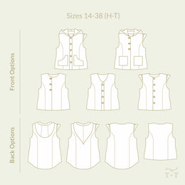 Pathfinder Vest Sewing Pattern - Women's/Curved Fit