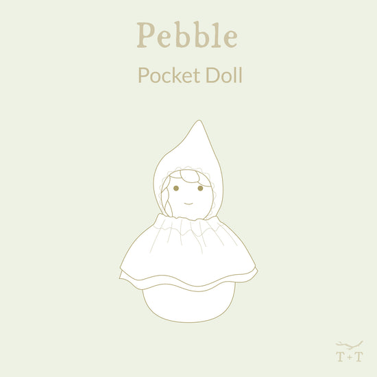 Pebble Pocket Doll digital sewing pattern from Twig + Tale