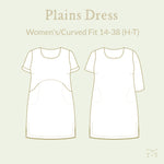 Plains Dress - Women's/Curved Fit~ Digital Pattern + Video Class