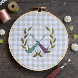 Seam Ripper Victory Embroidery Pattern