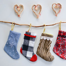 Mini Stocking Sewing Pattern ~ perfect for an Advent Calendar