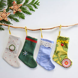 Mini Stocking Sewing Pattern ~ perfect for an Advent Calendar