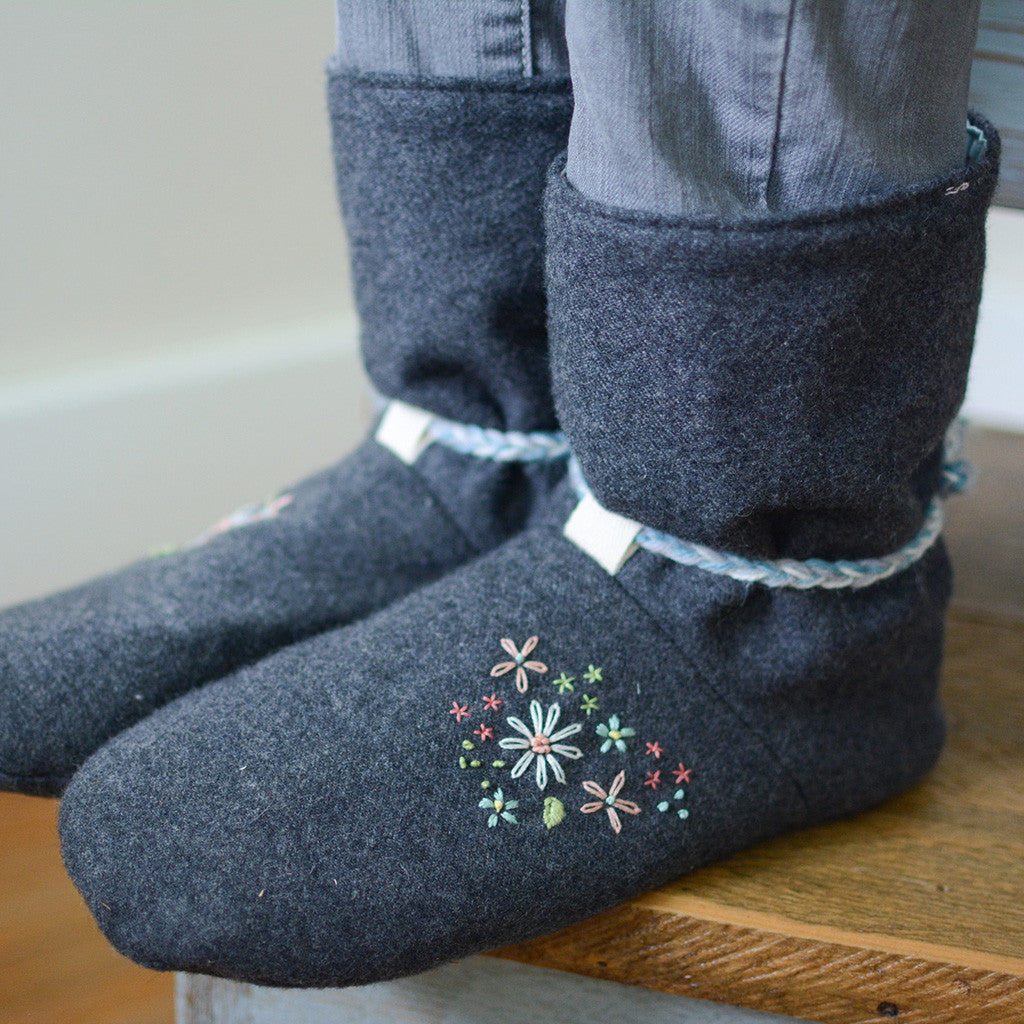 BUNDLE - Family Tie Back Boots ~ Digital Pattern + Video Class