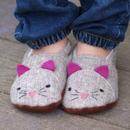 Animal Themed Slippers - Twig + Tale  - Digital PDF sewing pattern