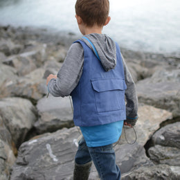 Fishing Vest Add-on Sewing Pattern - Child ~ for Trailblazer Vests