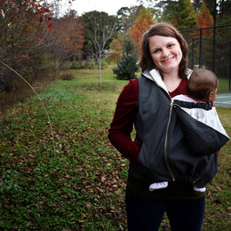 Nestledown Add-on Sewing Pattern for Trailblazer VEST - Adult ~ Zip in Baby-Wearing + Pregnancy Panels