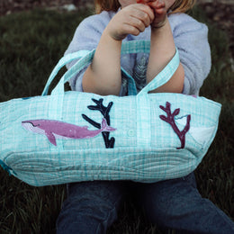 Nature Basket Sewing Pattern - Ocean